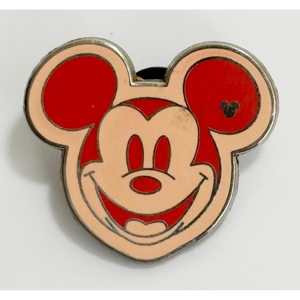WDW Hidden Mickey Series III Colorful Mickeys Red Disney Pin